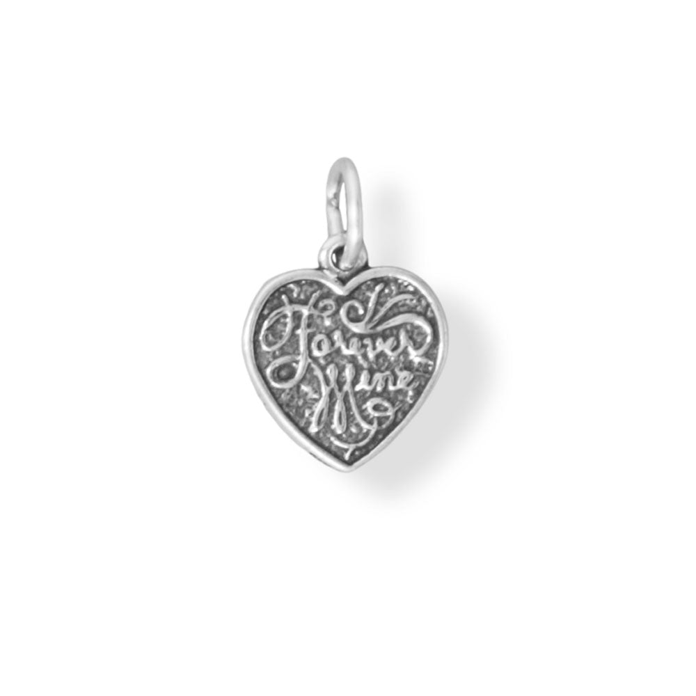 Small Oxidized Forever Mine/Forever Yours Charm - alternate view 2