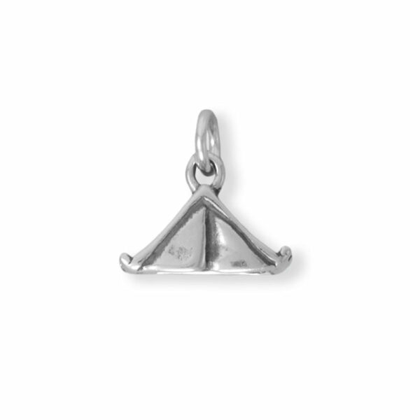 Oxidized 3D Tent Charm