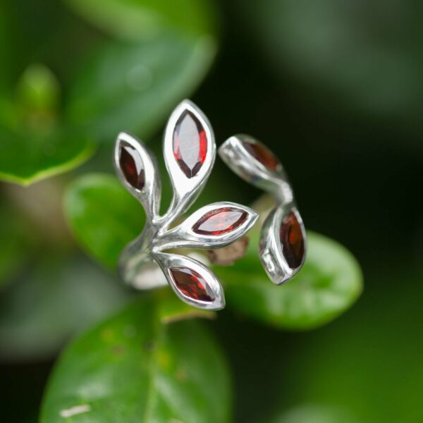 Wrap Around Garnet Ring - alternate view 4
