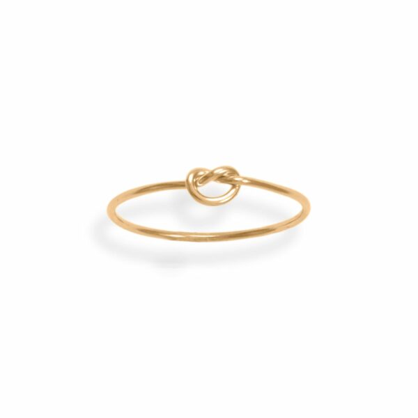 14/20 Gold Filled Thin Love Knot Ring