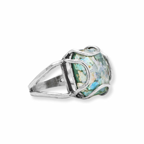 Wire Set Roman Glass Ring - alternate view 2