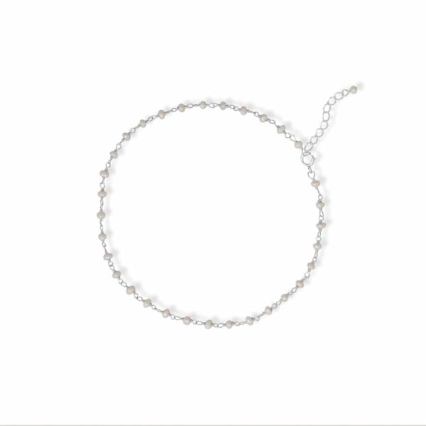 9.5 + 1 Pearl Bead Anklet