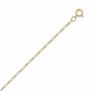 14/20 Gold Filled Figaro Chain Necklace (1.8mm)