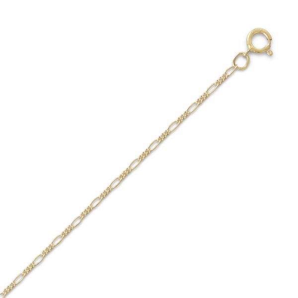 14/20 Gold Filled Figaro Chain Necklace (1.8mm)