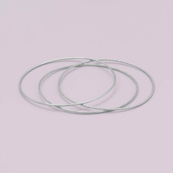Smooth Wire Bangle Bracelet - alternate view 2