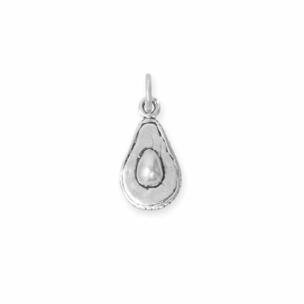 Oxidized 3D Avocado Half Charm - alternate view 2