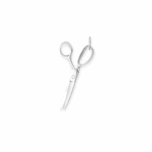 Oxidized 3D Sewing Shears Charm