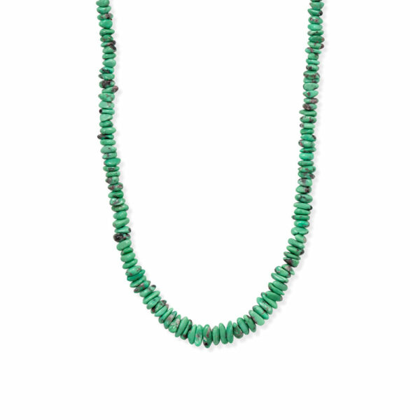 19 Mexican Campitos Turquoise Nugget Necklace