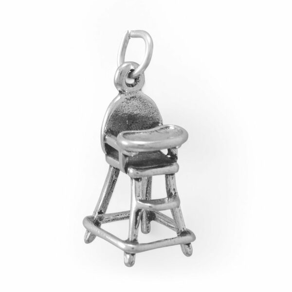 Oxidized 3D High Chair Charm - alternate view 2