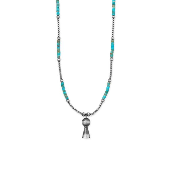 18 Turquoise Heishi