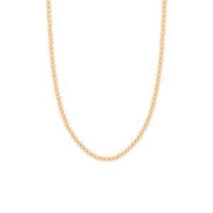 16 + 2 4mm 14/20 Gold Filled Bead Necklace