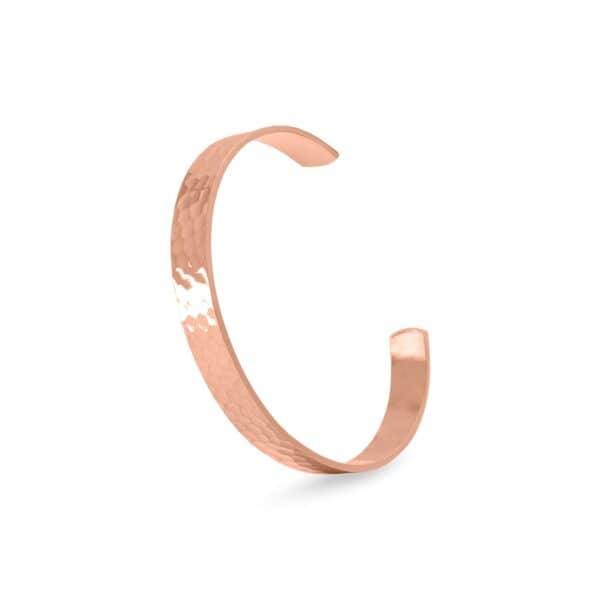 Hammered Solid Copper Cuff - alternate view 3