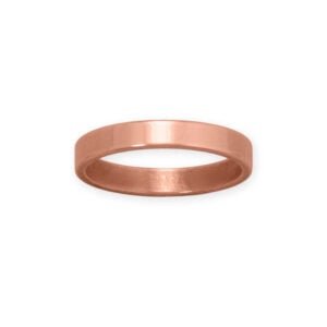 3.2mm Flat Edge Solid Copper Ring