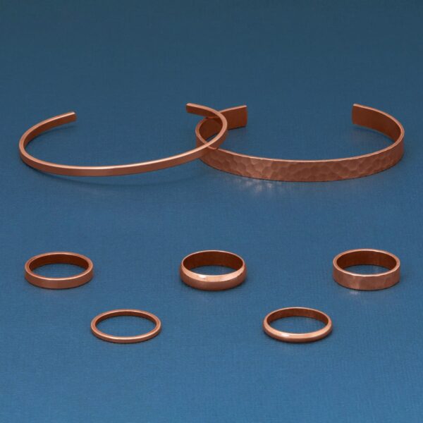 2.5mm Domed Solid Copper Ring - alternate view 3