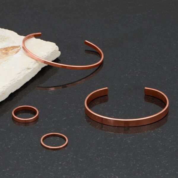 1.5mm Flat Edge Solid Copper Ring - alternate view 3