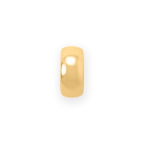 14 Karat Gold Plated 3.5mm Wheel Bead Charm