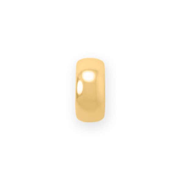 14 Karat Gold Plated 3.5mm Wheel Bead Charm