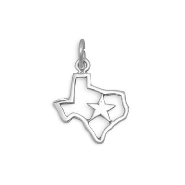 Sterling Silver Star Pendant - Chic Texas Charm Design - alternate view 2
