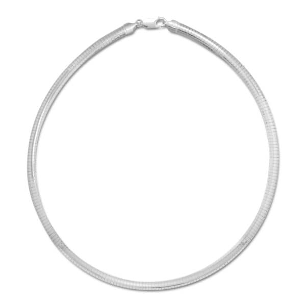 6mm Domed Omega Necklace - alternate view 2