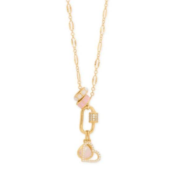 14K Gold Plated Charm Necklace