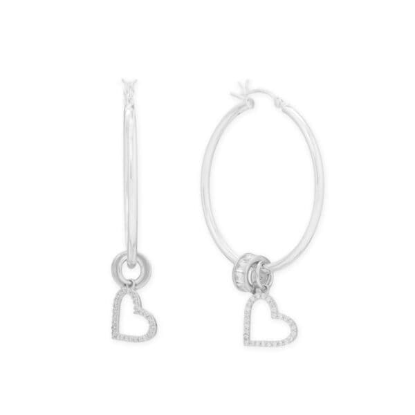 Rhodium Plated CZ Birthstone Wheel Bead Charms (January-December) - alternate view 4