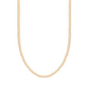 16 + 2 3mm 14/20 Gold Filled Bead Necklace