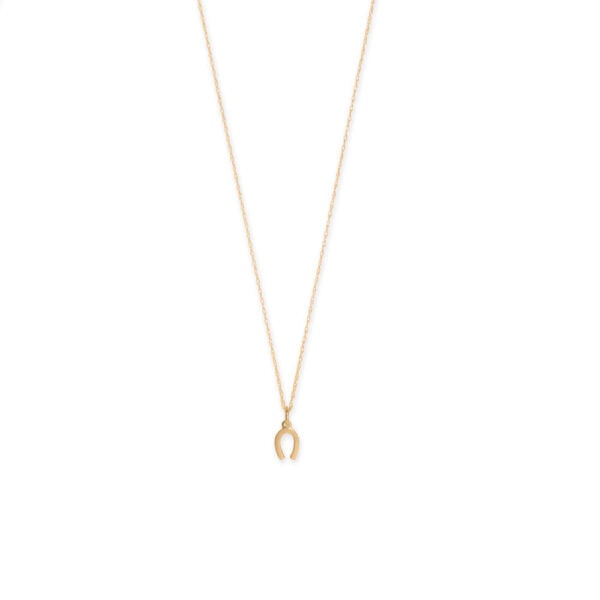 14 Karat Gold Horseshoe Charm - alternate view 3