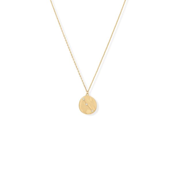 Cosmic Constellations! 16 + 2 Zodiac Coin Necklace (All Signs) - alternate view 3