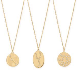 Cosmic Constellations! 16 + 2 Zodiac Coin Necklace (All Signs)
