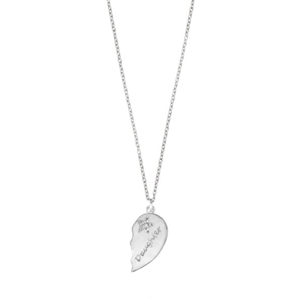 Mother/Daughter CZ Moon and Stars Necklace Set - alternate view 5