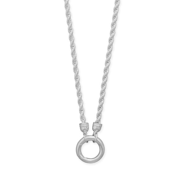 18 Inverted Hinge Clasp Rope Necklace