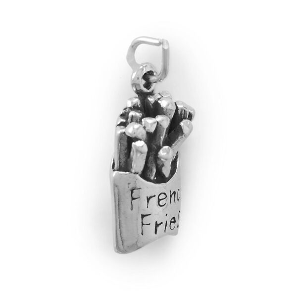 Yum! Oxidized 3D French Fries Charm - alternate view 2