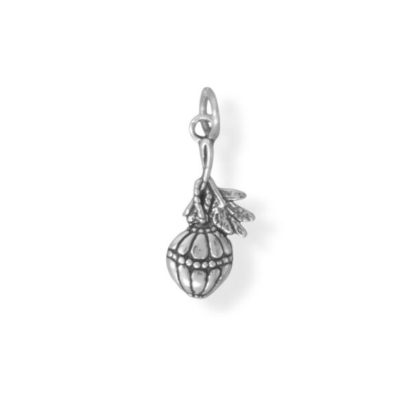 Silver or Gold Holiday Tree Ornament Charm - alternate view 2