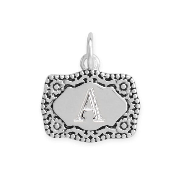 Oxidized Belt Buckle Charm - alternate view 2