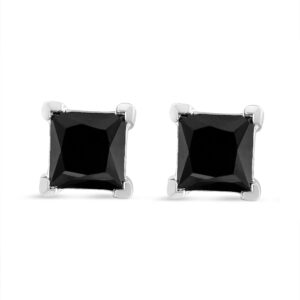 black PR diamond stud 4PR SS 1