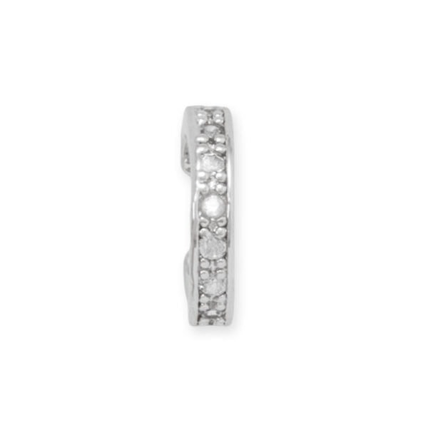 Imitation Rhodium Plated CZ Fashion Ear Cuff - alternate view 2