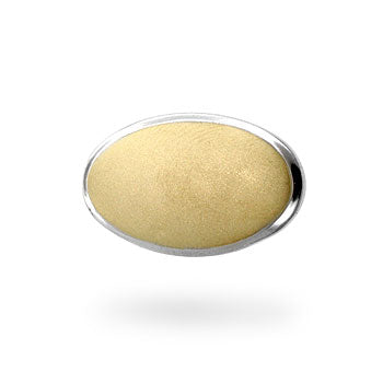 The pendant with matte gold tone over lead free alloy (brass) finish.