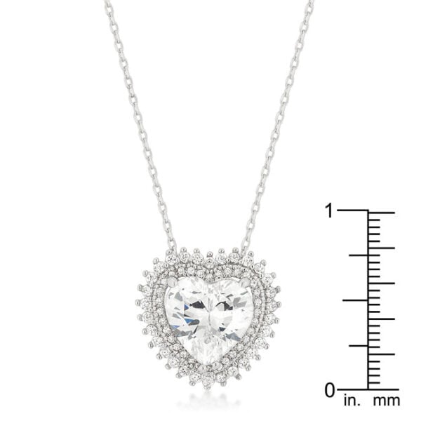 Pendant shown with the lobster clasp and chain extender visible