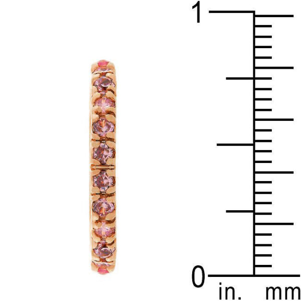 The ring with 0.6 (ct) total carat weight and a channel setting.