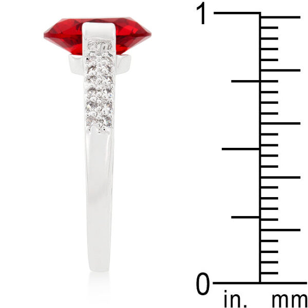 The ring rhodium plated over lead free alloy (brass), measuring 2 Mm wide.
