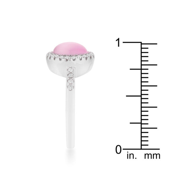 Classic 2mm ring, rhodium plated over lead free alloy (brass), with 0.3 ct total weight of round all clear cubic zirconia.