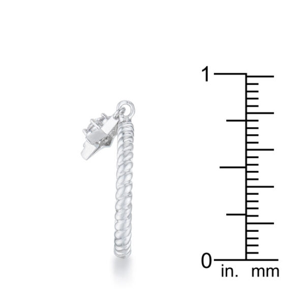 Star charm ring photographed alone against a plain background