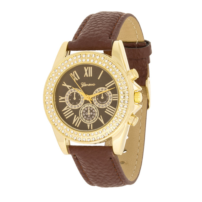 The crystal-lined face of the watch, shown as the main product view