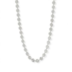 16 + 2 Stainless Steel Sunburst Necklace