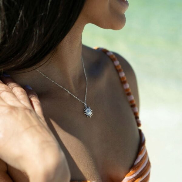Stainless Steel Mystic Sun Charm - alternate view 2