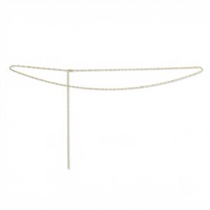 31 + 4 18 Karat Gold PVD Stainless Steel Singapore Waist Chain