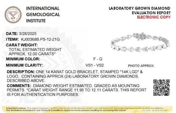 KJ00368B.PS 12 21G certificate