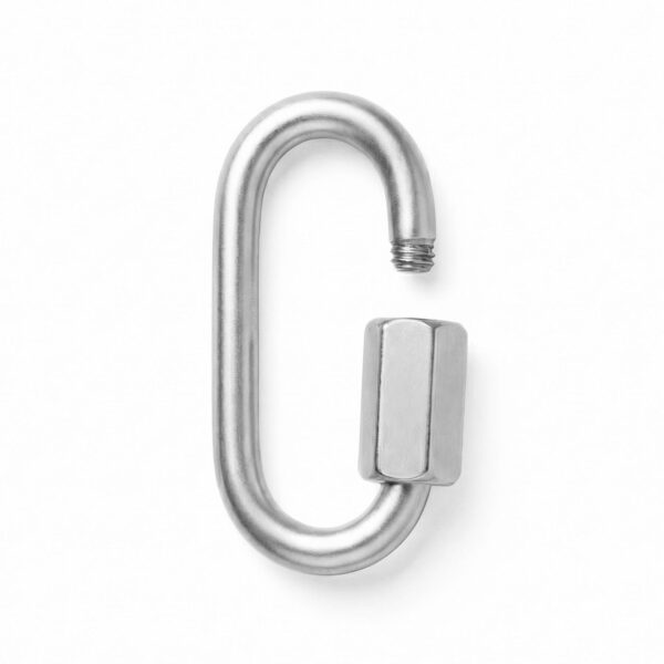 Stainless Steel Twisting Lock Carabiner Pendant - alternate view 2