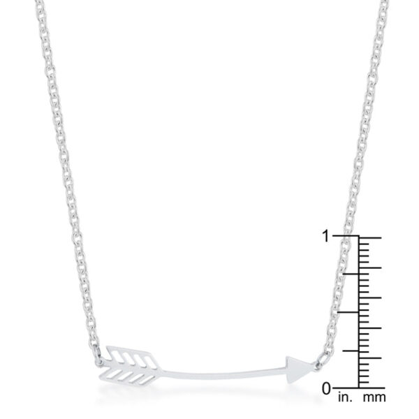 Lobster clasp and 2 inch extender chain shown at the back of the necklace