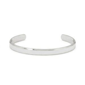 Stainless Steel Polished Cuff Unisex Bracelet